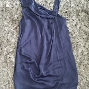 BCBG navy midi dress